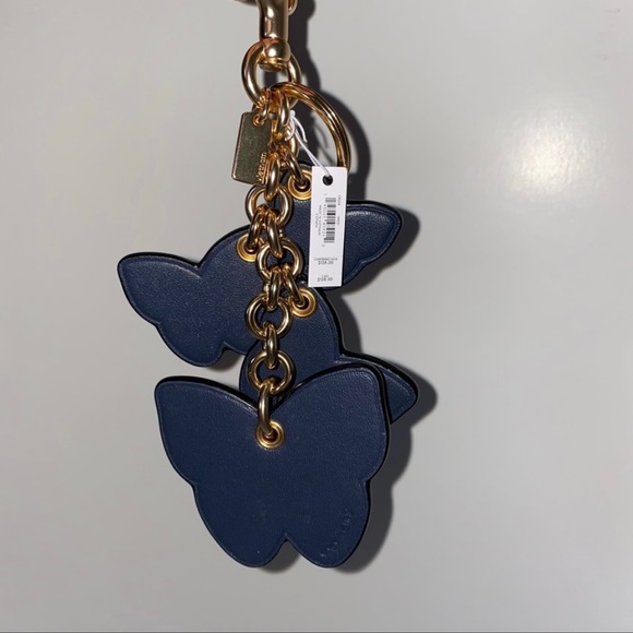 Coach NWT Butterfly Cluster Bag Charm - Picture 3 of 5